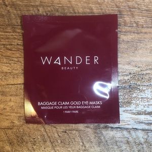 Wander Beauty Baggage Claim Gold Eye Mask